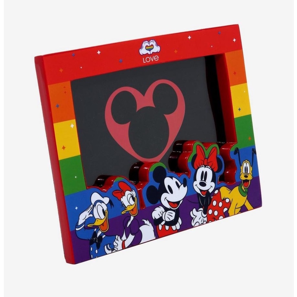 Disney Mickey Mouse Rainbow Photo Frame Gay Pride LGBTQ+ Tabletop Picture Frame